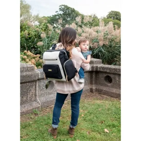 Baby Brezza Martine Convertible Diaper Bag - Linen image {6}