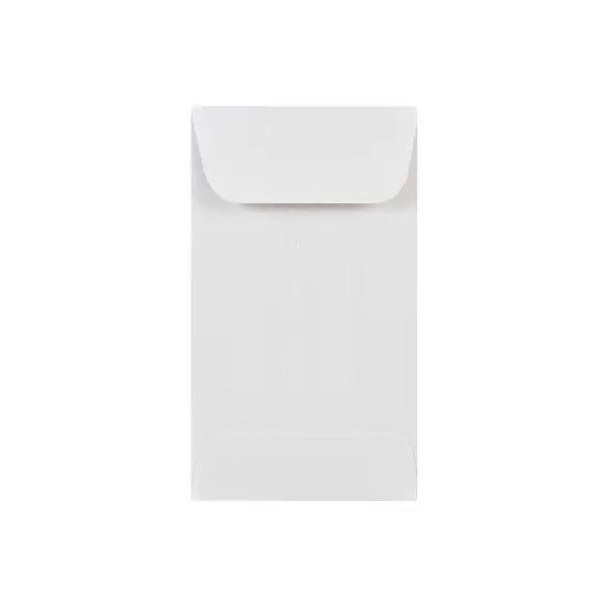 JAM Paper #3 Coin Business Envelopes 2.5 x 4.25 White 1623183I image {4}