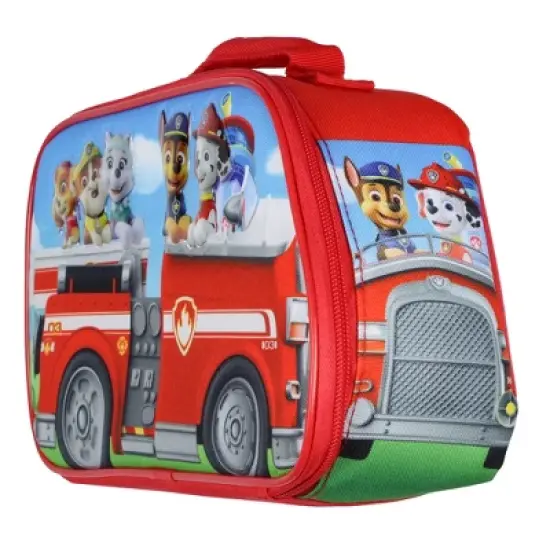 Paw Patrol Lunch Box Skye Chase Marshall Fire Engine Kids Insulated Lunch Bag image {2}