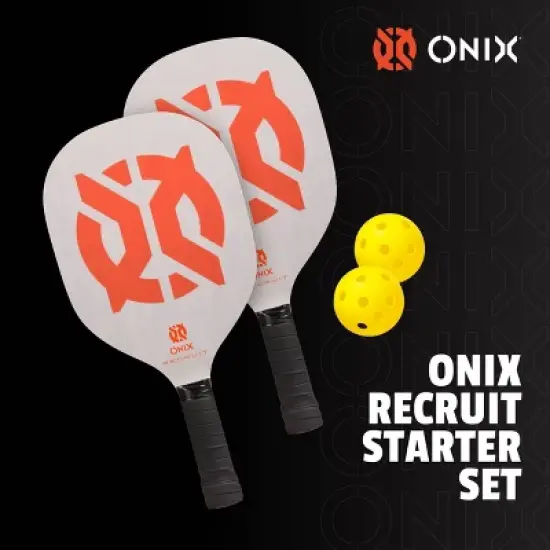 Onix Recruit Pickleball Starter Kit - White/Yellow/Orange image {5}