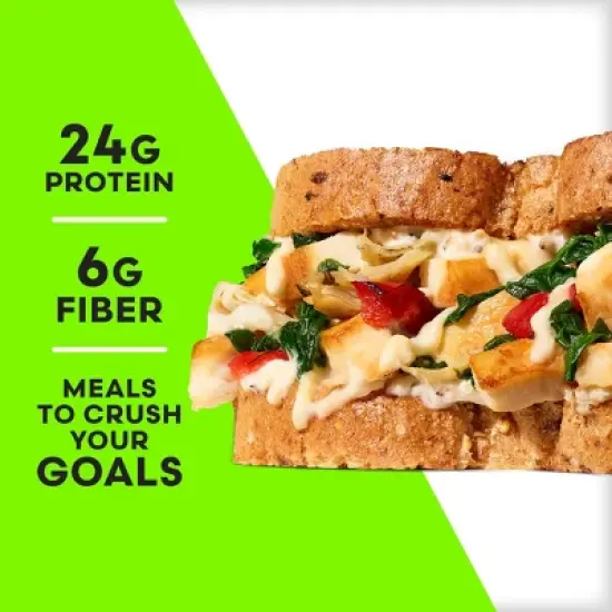 Vital Pursuit High Protein Spinach & Artichoke Chicken Sandwich Melt Frozen Meal - 7.1oz image {3}