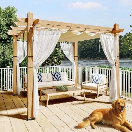 GustoWave 10x10 FT Outdoor Pergola Gazebo for Patio, Backyard, Garden image {5}