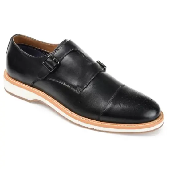 Thomas & Vine Ransom Cap Toe Monk Strap Dress Shoe image {7}