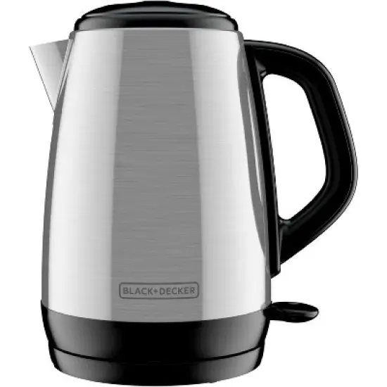 BLACK+DECKER 1.7L Cordless Electric Kettle, KE1700SD, Rapid Boil, Auto Shutoff, Stainless Steel image {7}