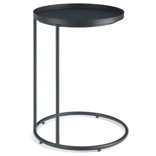 18" Lipton Metal Side Table Black - WyndenHall image {11}