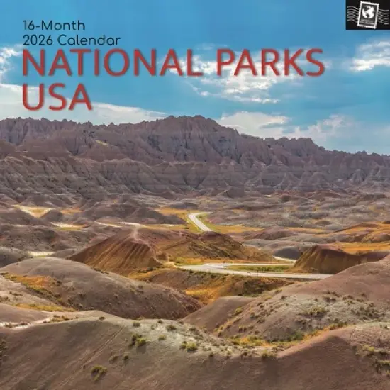 2026 Square Wall Calendar, National Parks USA, 16-Month Passport Collection Theme with 180 Reminder Stickers (12x12 In) image {4}