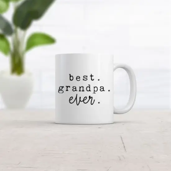 Crazy Dog Best Grandpa Ever Mug Cute Family Grandfather Coffee Cup - 11oz image {1}