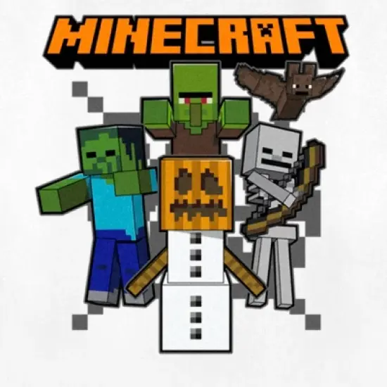 Women's Minecraft Halloween Creeper and Mobs T-Shirt image {1}