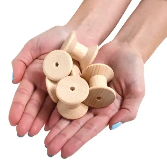 TickiT Wooden Spools, Set of 10 image {5}