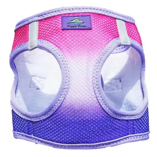 Doggie Design American River Choke Free Dog Harness Ombre Collection-Raspberry Sundae image {5}