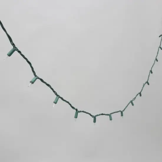 100ct LED Philips Heavy Duty Incandescent Indoor/Outdoor Miniature String Lights with Green Wire image {2}