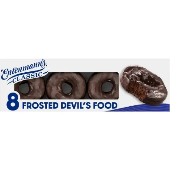 Entenmann's Frosted Devil's Food Donuts - 8 ct image {10}