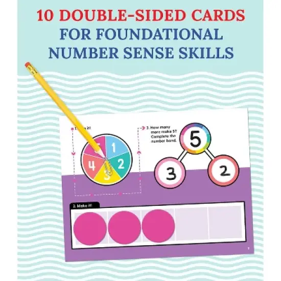 Carson Dellosa Education Edu-Clings Silicone Center, Ten Frames image {2}