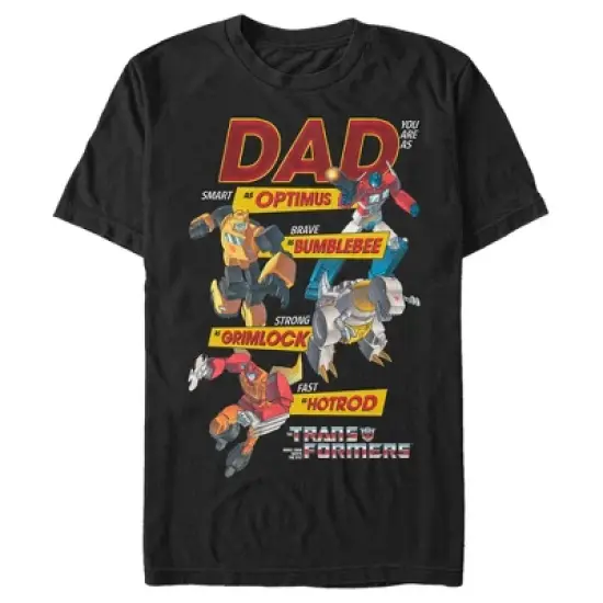 Men's Transformers Autobots Robot Dad T-Shirt image {4}