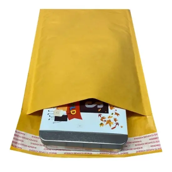 UOFFICE Pack of 200 Kraft Bubble Mailers 7.25" x 12" - #1 Self-Seal Padded Envelopes image {7}