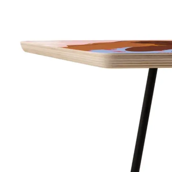 Maritza Lisa Woman Looking Back Side Table - Deny Designs image {2}