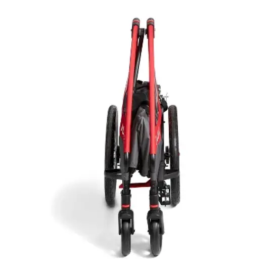 Radio Flyer Duoflex Bike Trailer to Stroller - Gray/Red/Black image {3}