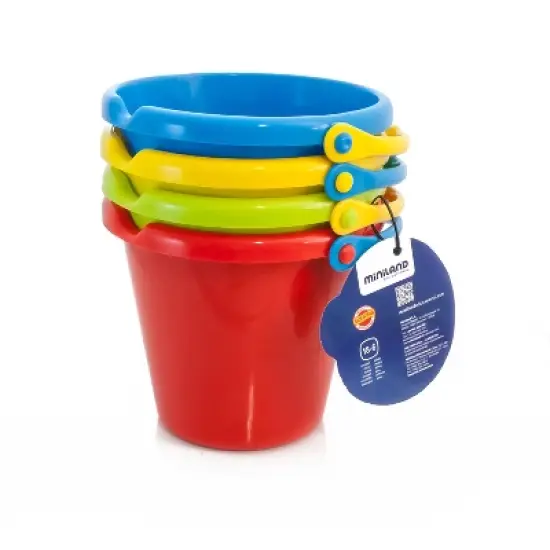 Miniland Educational Buckets, Set of 4 image {1}