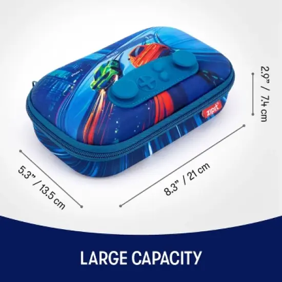ZIPIT Gamer Pencil Case for Boys, Pencil Box with Joystick image {3}