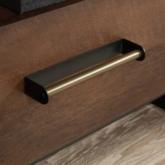 36.22" Briarbrook Horizontal Bookcase Barrel Oak - Sauder image {5}