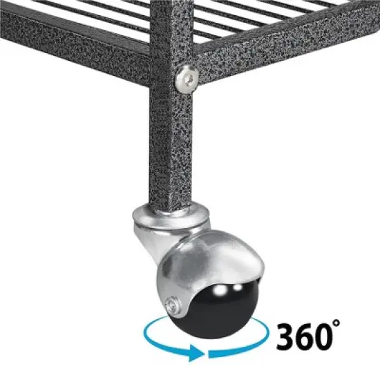 Yaheetech 34in Rolling Metal Small Animal Cage image {7}
