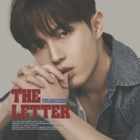 Kim Jae Hwan - The Letter (incl. 72pg Photobook, Photocard, Accordion Postcard, 4-Cut Photo Card, Large Photocard + 2 Lyrics Sticker) (CD) image {1}