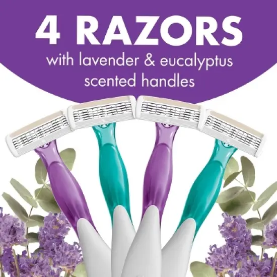 BIC Soleil 4 Escape Women's Disposable 4-Blade Razors - 4ct image {1}