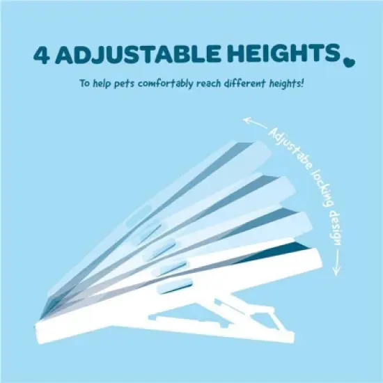 Carlson Heritage Indoor Dog Ramp - Gray/White image {2}