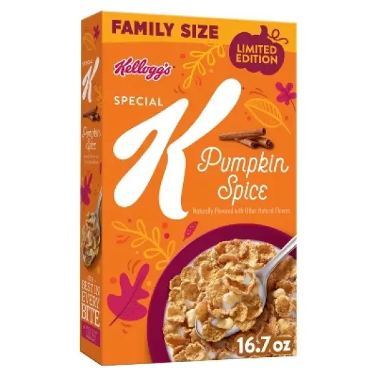 Kellogg's Special K Pumpkin Spice Breakfast Cereal - 16.7oz image {12}