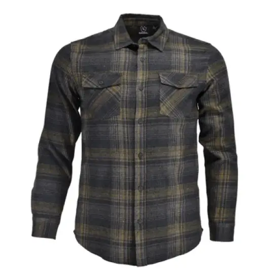 Burnside Men's Plaid Yarn Dyed Modern Fit Flannel Shirt image {7}