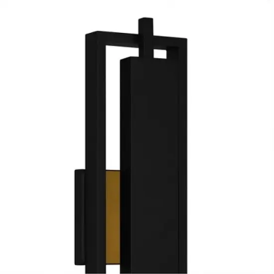 Quoizel Lighting Pointsett 1 - Light Sconce in  Matte Black image {2}