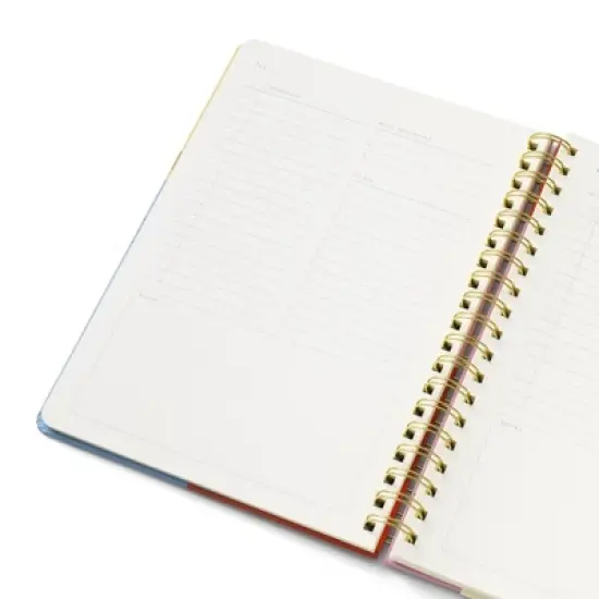 Papier Productivity Planner 9.84"x7.48" Spiral Plan Typographic, Hard Cover image {2}