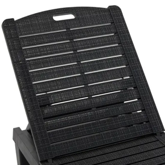 2-Piece Outdoor Chaise Lounge Chair Set - Pool Loungers with 5-Level Adjustable Backrest for Patio, Poolside & Beach,-- Frevyn image {13}