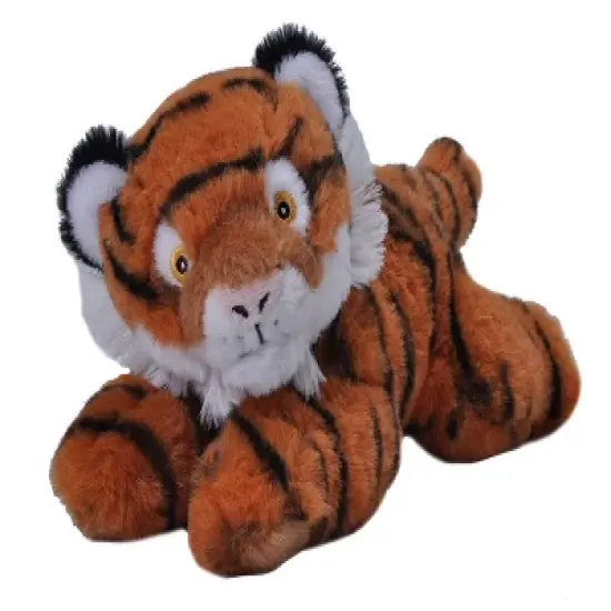 Wild Republic Ecokins Mini Tiger Stuffed Animal, 8 Inches image {1}