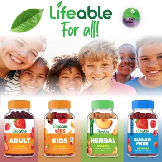 Lifeable - Phosphatidyl Serine (PS) - Kids - 90 Gummies image {2}