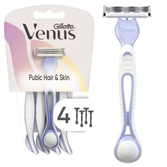 Venus for Pubic Hair & Skin Disposable Razors - 4ct image {7}