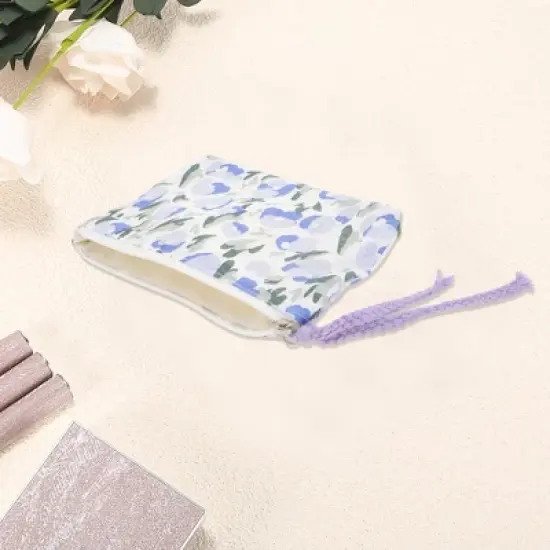 Unique Bargains Portable Tulip Makeup Bag 1 Pc image {2}