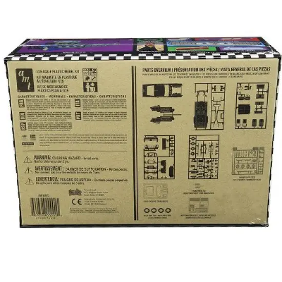 Skill 2 Model Kit 1967 Ford Mustang Shelby GT350 White 1/25 Scale Model by AMT image {3}