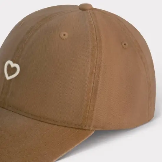 Concept One Heart Felt Dad Baseball - Tan: Cotton Canvas Adjustable Hat image {3}