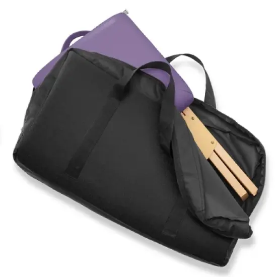 Saloniture Wood Folding Massage Stool with Carrying Case image {4}