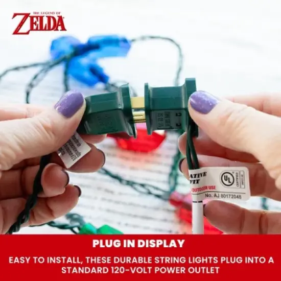 The Legend of Zelda Rupee String Lights image {5}