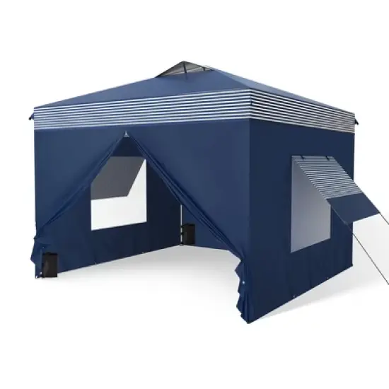 Captiva Designs 10&rsquo;x10&rsquo; Pop-Up Canopy Tent with Sidewalls &ndash; Easy Setup, Waterproof, and Ventilated for Outdoor Events and Parties image {17}