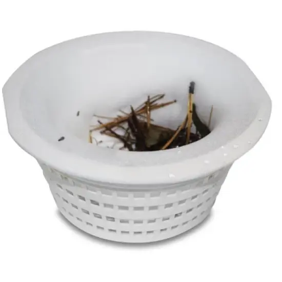 Swim Central 5pc White Basket Buddy One Size Pool Filter Basket Skimmer Socks image {1}