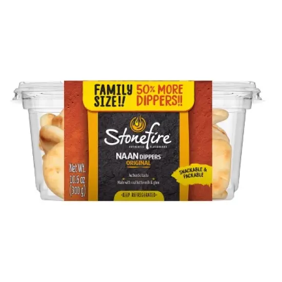 Stonefire Original Naan Dippers Family Size image {6}