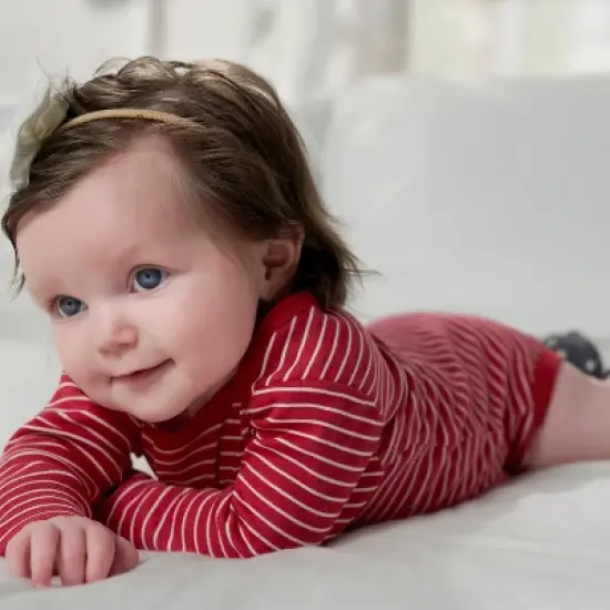 Gerber Baby Neutral Long Sleeve Onesies&reg; Bodysuits, 6-Pack, Deer image {7}