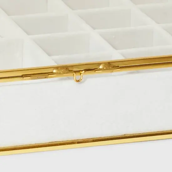 Glass Jewelry Organizer - A New Day&trade; Gold image {3}