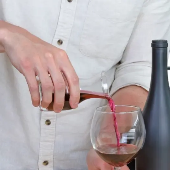 Cornucopia Brands Mini Individual Wine Carafes 6pk; 6.5oz Single-Serving Personal Size Decanters image {4}