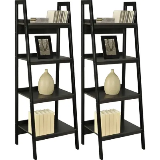 Viewfield 4 Shelf Ladder Bookcase Bundle - Room & Joy image {7}