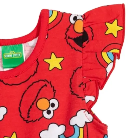 Sesame Street Elmo Girls Sleeveless Romper Toddler image {8}