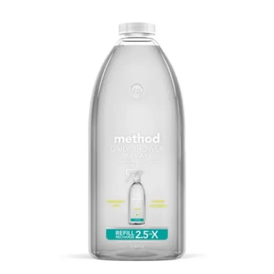 Method Eucalyptus Mint Cleaning Products Daily Shower Cleaner Refill - 68 fl oz image {7}